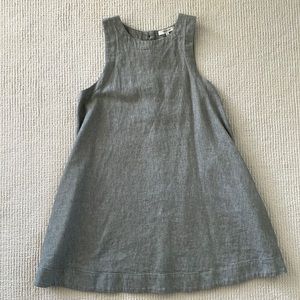 Madewell Chambray Mini Dress with Buttons